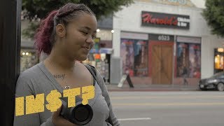 BHAD BHABIE feat. Kodak Black - Bestie: STREET REACTIONS in Hollywood