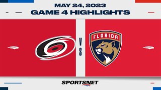 NHL Eastern Conference Final Game 4 Highlights | Hurricanes vs. Panthers - May 24, 2023