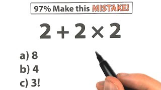 2 + 2 × 2 = ❓️ Many won't get RIGHT!
