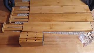 Expandable Bamboo Drawer Organizers