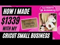 BEST CRICUT PROJECTS TO SELL PART 3 HOW I MADE $1339 3RD MONTH IN BUSINESS