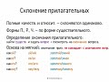 Склонение прилагательных (6 класс, видеоурок-презентация)