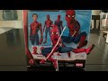 Spider Man poses with Mafex Spider Man!