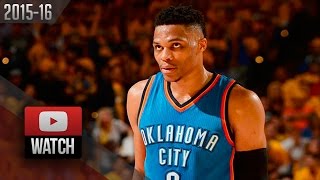 Russell Westbrook Full Game 1 Highlights at Warriors 2016 WCF - 27 Pts, 12 Ast