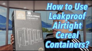 Is Chef's Path Airtight Cereal Container Storage Set Worth it?