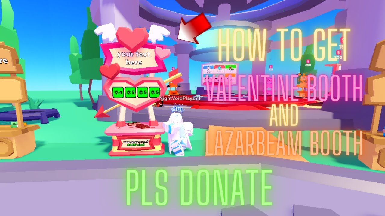 How to get the LazarBeam booth in PLS DONATE - Roblox - Pro Game