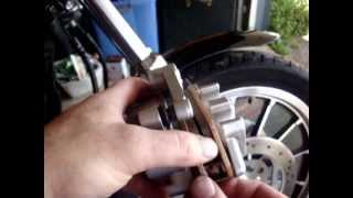 08 Sportster Replace Front Brake Pads