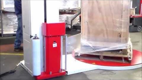 Loading the Model 2000 Stretch Wrapper Film Carriage