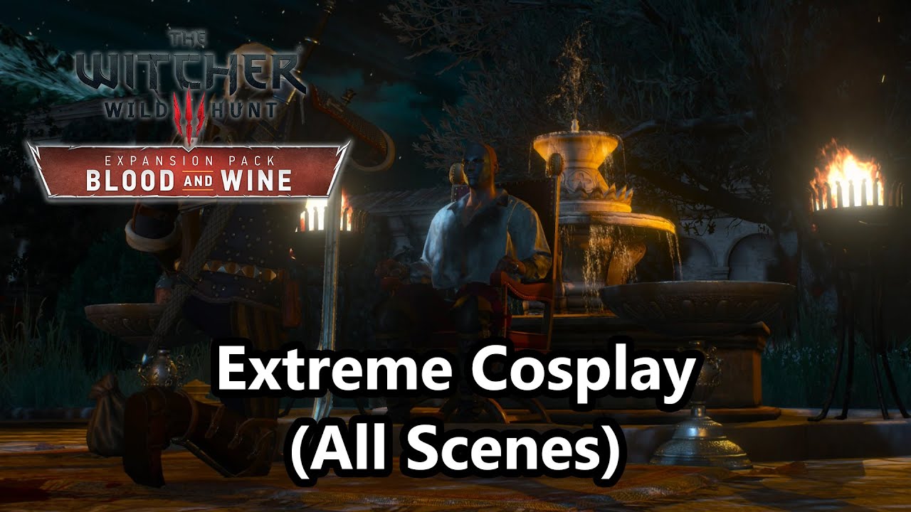 The Witcher 3: Extreme Cosplay (All Scenes) [B&W]