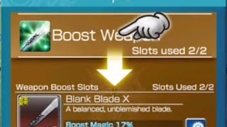 Mobius Final Fantasy - Boosting Weapons - Quick Guide Tutorial