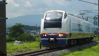 [警笛(空笛)あり]JR東日本 E653系 特急しらゆき3号 高田駅付近通過