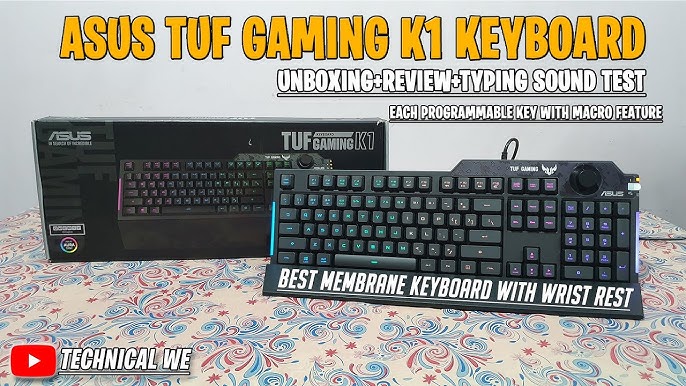 Asus TUF Gaming Combo (K1 + M3) Unboxing & Review - YouTube | Tastaturen