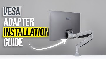 How to Install CREAT3D VESA Adapter on MSI Modern MD271UL Monitor