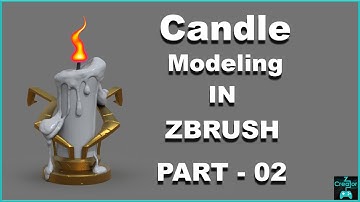 Candle Modeling In Zbrush - Part 02 - Hindi - Detailing In Zbrush