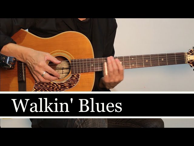 Walkin' Blues  / Clapton Style / OpenG Slide guitar  Blues guitar  lessons and tips class=