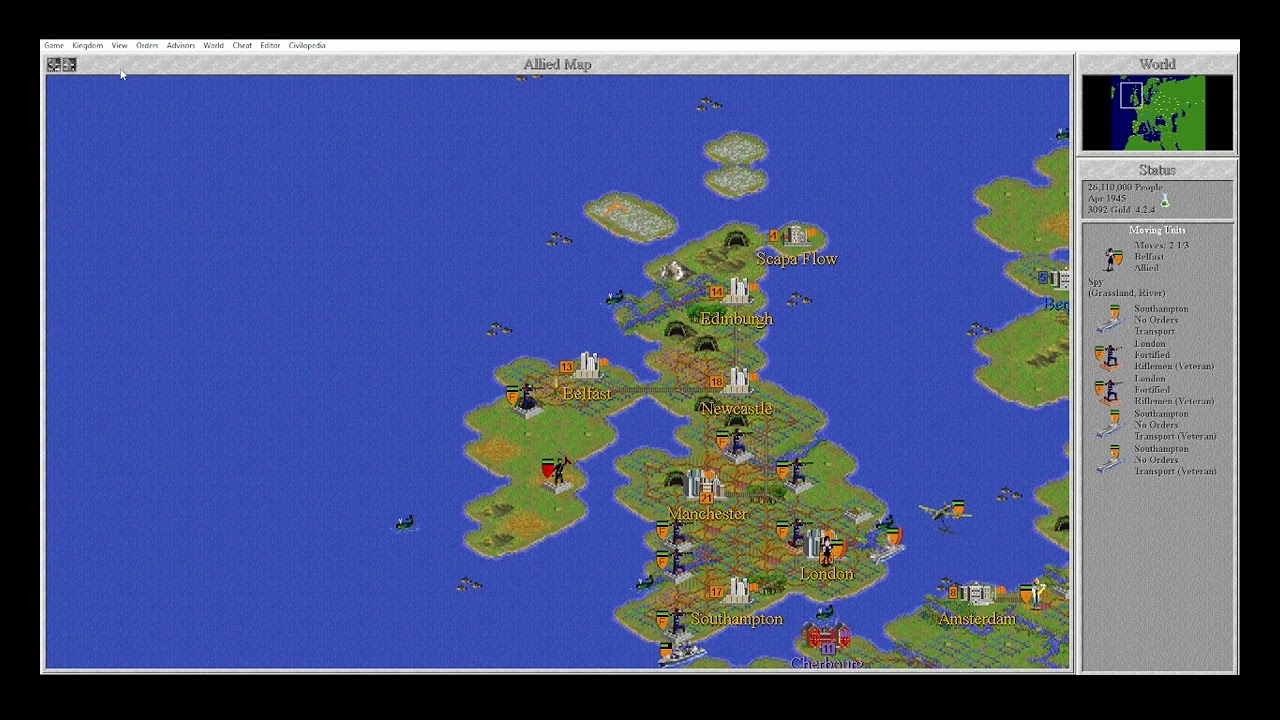 Civ2 - WW2 Scenario. Waiting for civilization 7? Try this! E12