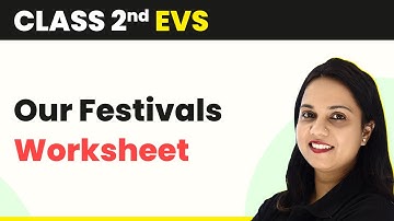 Class 2 EVS | Our Festivals - Worksheet