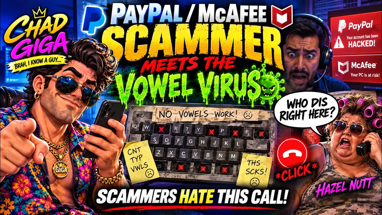 I Pretended To Have A Vowel Virus On My PC To Troll Scammer