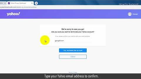 How To Delete Yahoo Email Account