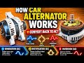 How Car Alternator Really Works It Generate AC not DC! #automobile