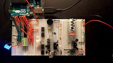 Arduino multiplexing 5x7 LED dot matrix display