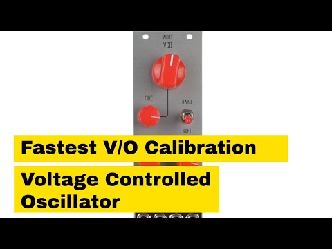 Fastest VCO volt/octave calibration method