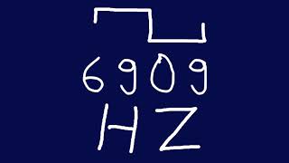 6909 hz square