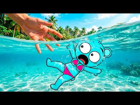 Sky Enjoying Paradise Beach… (Sprunki in Real Life)