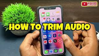 How to Trim  in iPhone | How to Edit  Files on iPhone Resimi