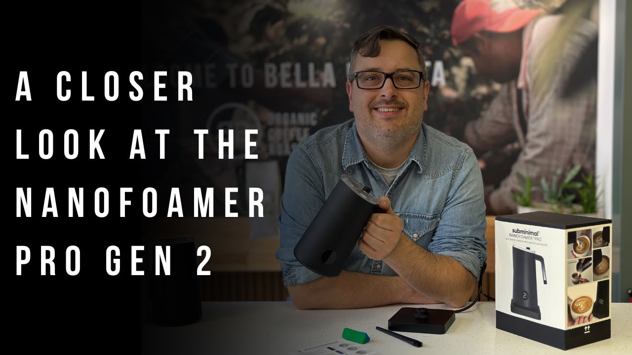 Nanofoamer Pro Gen 2 - Ultimate Milk Frother for Barista-Level