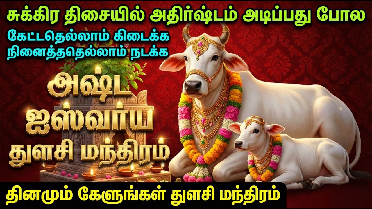 🌿 அஷ்ட ஐஸ்வர்ய துளசி மந்திரம் 💎 All Gods Inside Tulasi | 💰 Money, Peace & Prosperity Mantra