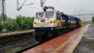 20909/Kochuveli - Porbandar Weekly SF Express skipping Datiwali Railway Station