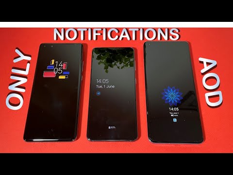  Update  Set Only Notifications On AOD - Always On Display / Xiaomi, Huawei, Samsung, Most Android Phones