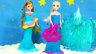 How to make Play Doh Dress for Princess Elsa | Hooplakidz How To