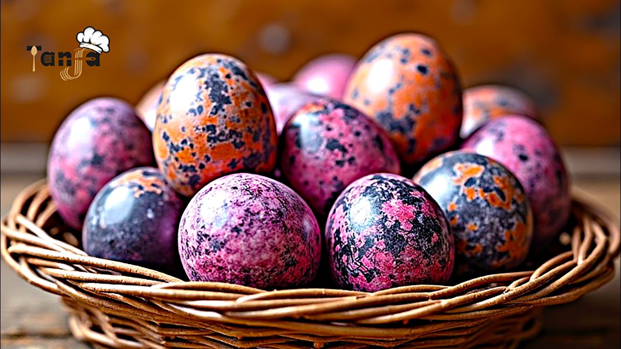 всего 10 минут! быстро и легко я крашу пасхальные яйца натуральными красителями!
