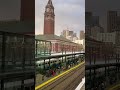 Sound Transit Sounder Commuter Train Arrives at Seattle King Street During Snowmageddon 2024