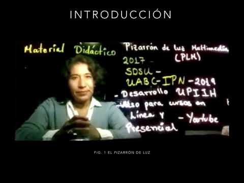 (350) Material Didáctico con un Pizarrón de Luz Multimedia