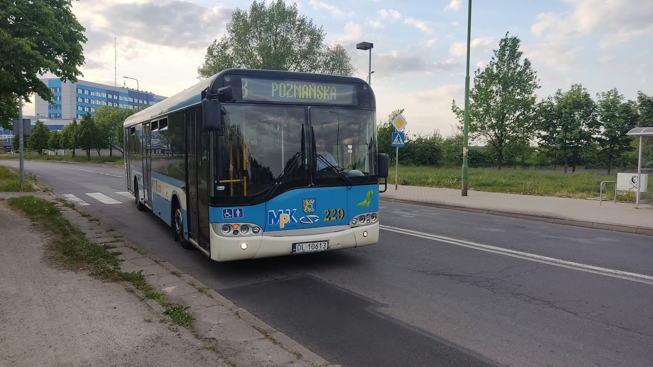 MPK Legnica 🚌 Linia 8 ➡️ Poznańska 🚍 Solaris Urbino 12 I #229