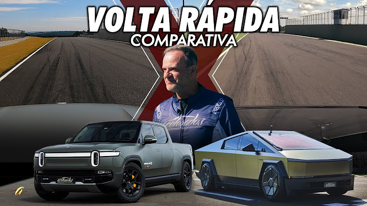 CYBERTRUCK X RIVIAN R1T NA VOLTA RÁPIDA! Comparamos a volta das picapes mais rápidas da história!
