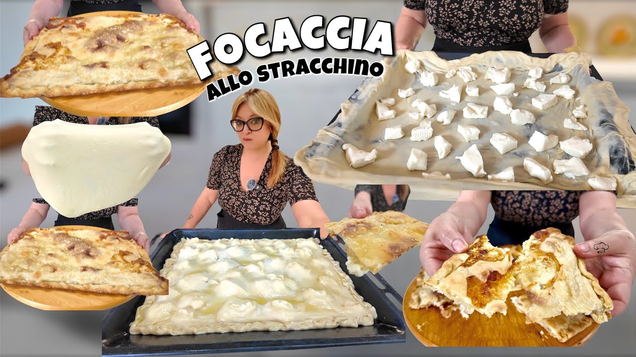 ФОКАЧЧА СТРАЧЧИНО всего 4 ИНГРЕДИЕНТА без ДРОЖЖЕЙ легко и быстро