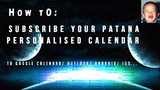 How to subscribe your Patana personalised calendar to Google Calendar/ Outlook/ Android/ iOS... screenshot 3