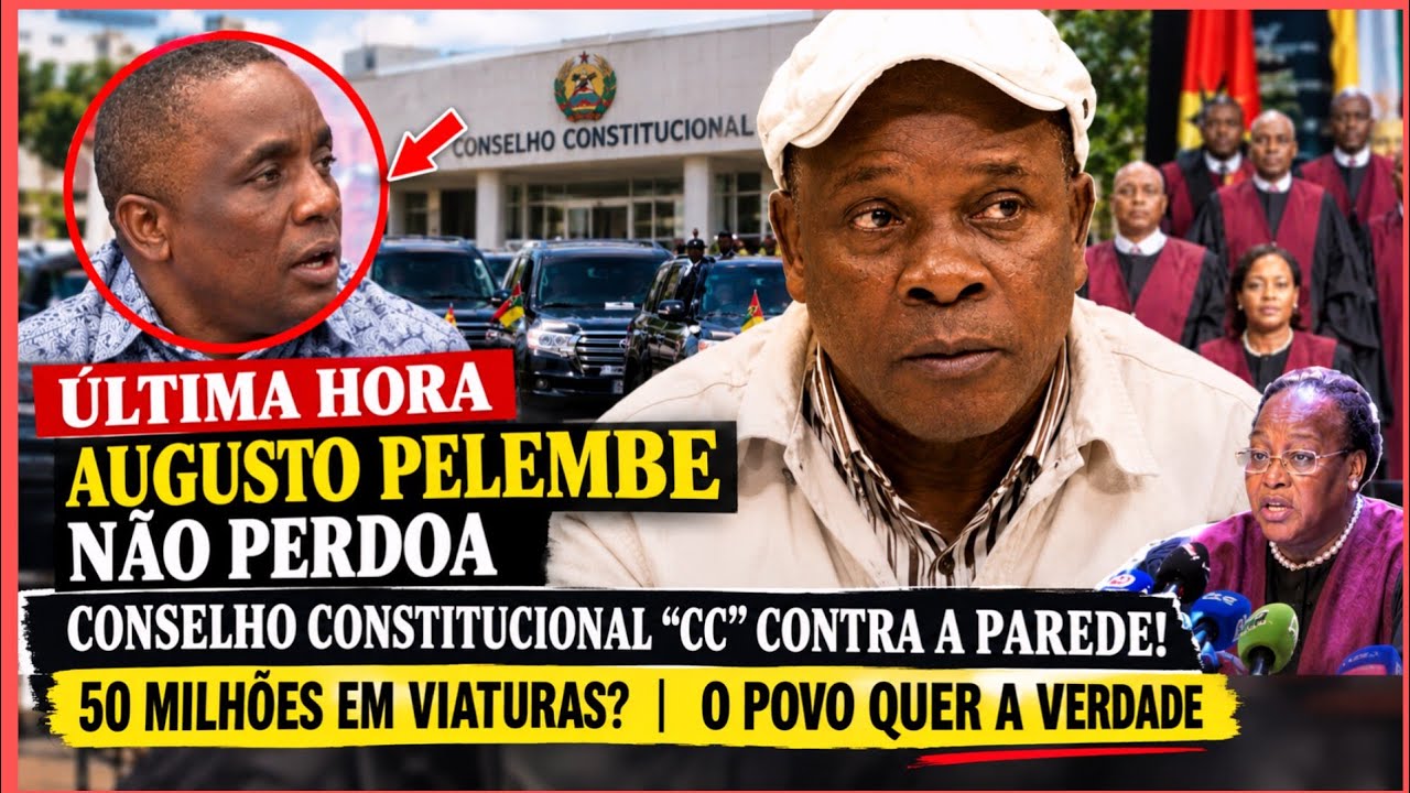 CC CONTRA PAREDE NO CASO DAS VIATURAS PELEMBE DETONA HÉLIO AO TENTAR DEFENDER O POVO QUER A VERDADE