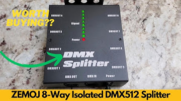 ZEMOJ 8 Way Isolated DMX512 Splitter Amplifier Distributor with 3 Pin Outputs XLR - Worth Buying?