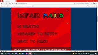 Marsho Plays: Unfair Mario screenshot 2