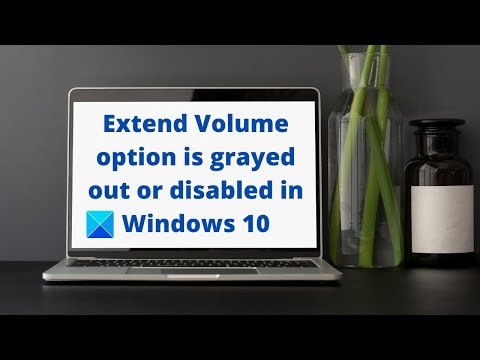 Extend Volume option