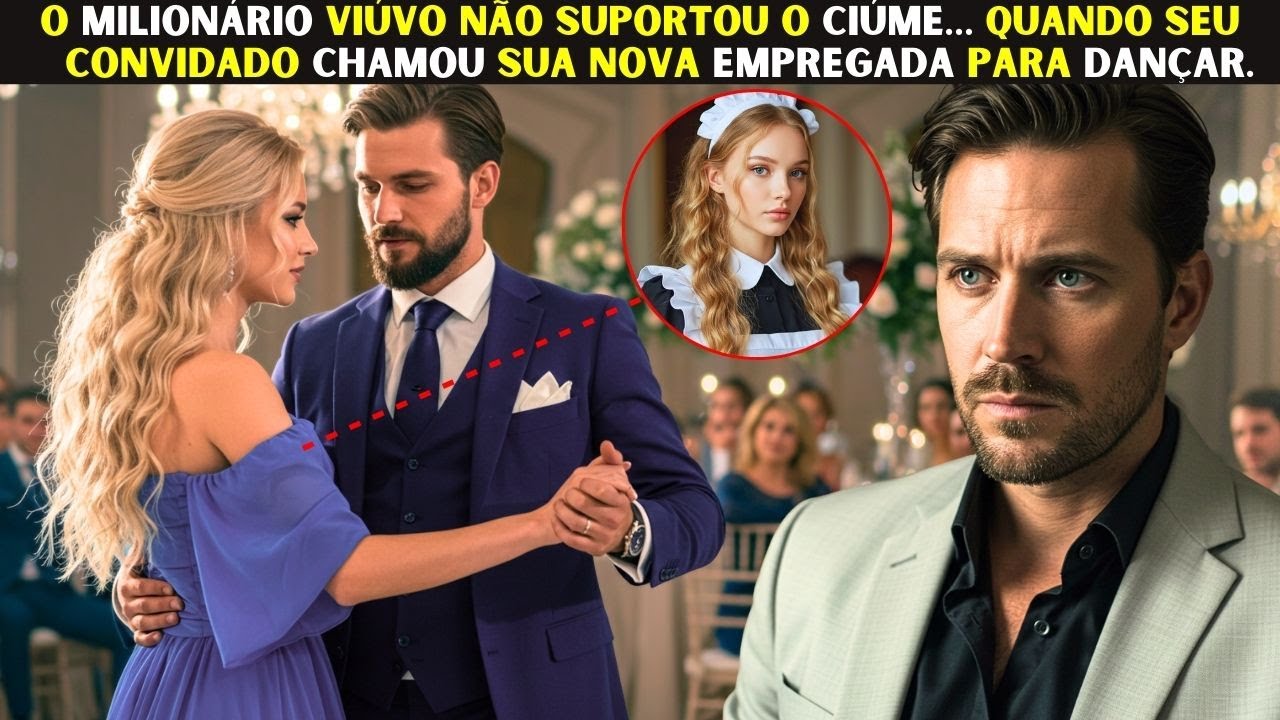 O MILIONÁRIO VIÚVO NÃO SUPORTOU O CIÚME… QUANDO SEU CONVIDADO CHAMOU SUA NOVA EMPREGADA PARA DANÇAR