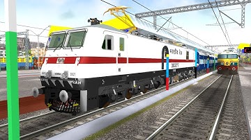 Pune - Howrah Azad Hind Express Journey | Bhusaval Nagpur|  WAP7 | MSTS Open Rails Indain Railways |