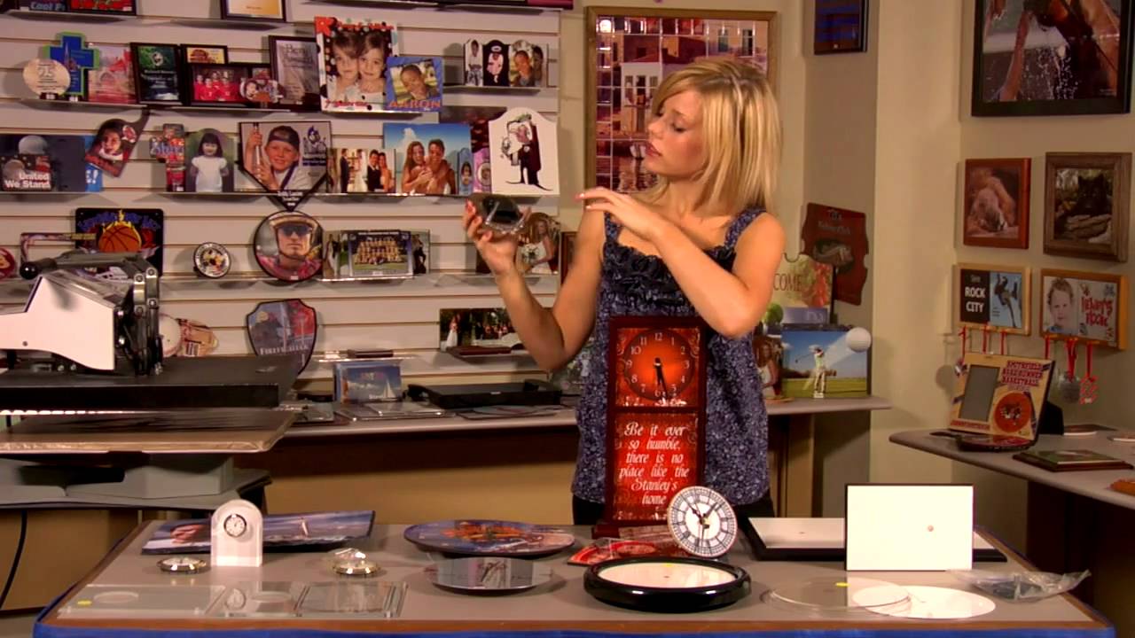 Sublimation clocks available at conde systems youtube