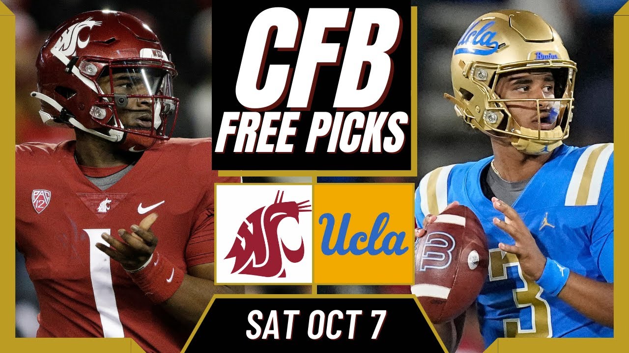 WASHINGTON STATE vs. UCLA CFB Picks & Prediction College Football