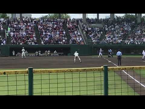 山村学園1番 平野くん センター前二塁打の神の足【関東大会高校野球 習志野vs.山村学園2019.5.19】